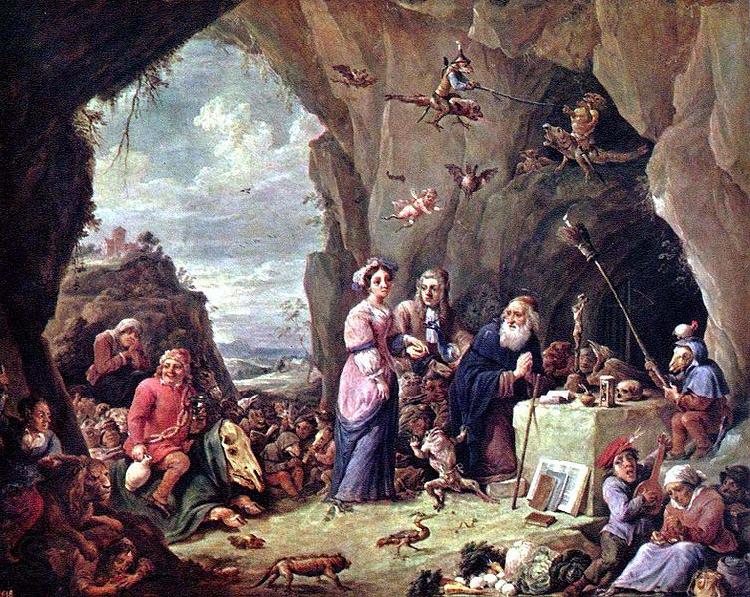 David Teniers the Younger The Temptation of St. Anthony France oil painting art